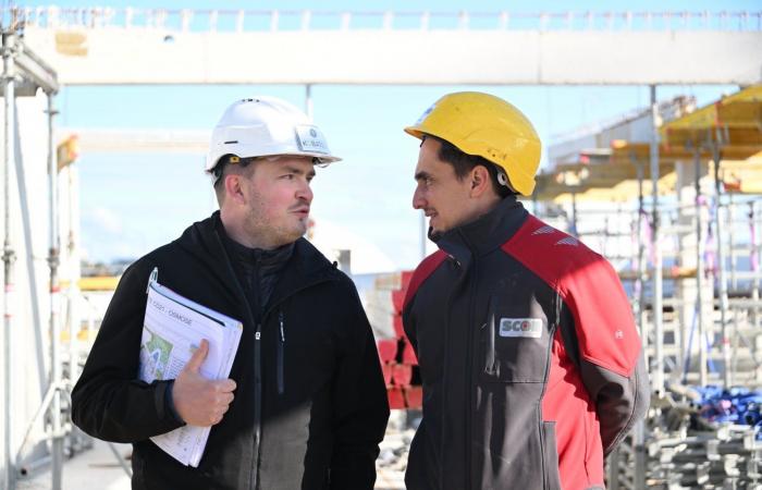 CÔTE-D’OR: François Sauvadet visited the “Osmose” construction site, an ambitious architectural project which will soon house 400 territorial agents