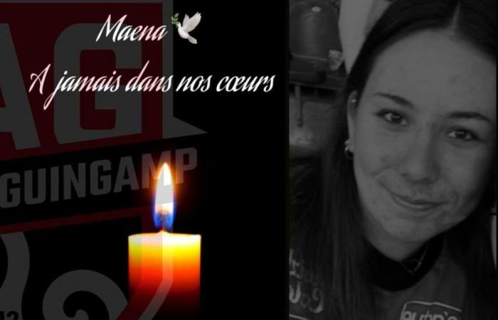 Many tributes to Maëna, supporter of En Avant Guingamp who died in an accident in Louargat