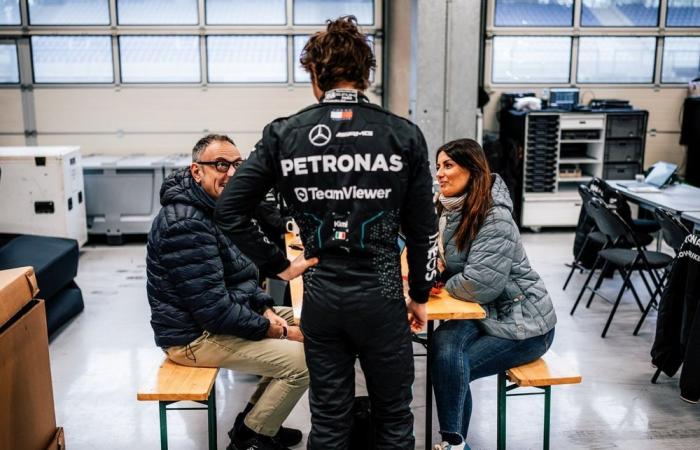 Behind the scenes of Kimi Antonelli’s first F1 test