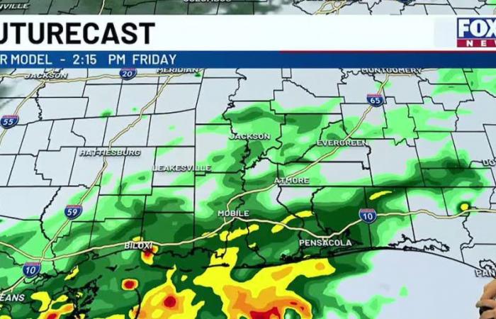 Soggy day ahead, then a pleasant weekend