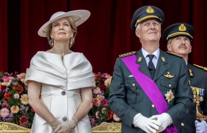 King Philippe and Queen Mathilde of Belgium on a state visit to Lille on October 16