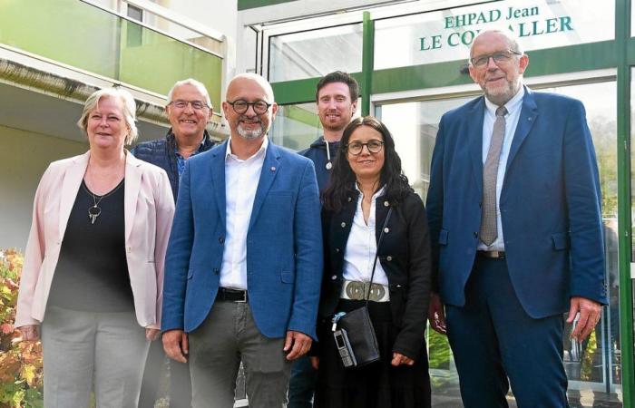 Damien Girard visits a nursing home in Lanester: “Old age is a major issue in Morbihan”