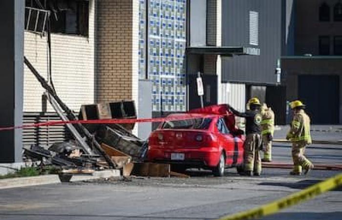 [EN IMAGES] A Cégep de Valleyfield employee stabbed, a man arrested