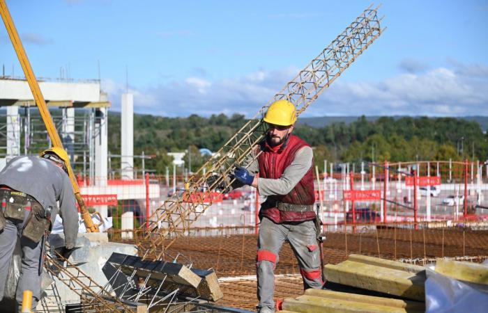 CÔTE-D’OR: François Sauvadet visited the “Osmose” construction site, an ambitious architectural project which will soon house 400 territorial agents