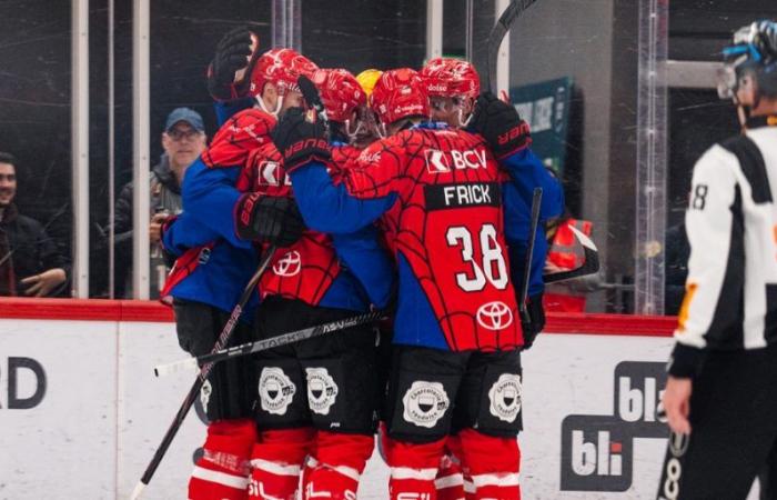 An offensive recital against EV Zug – Lausanne HC