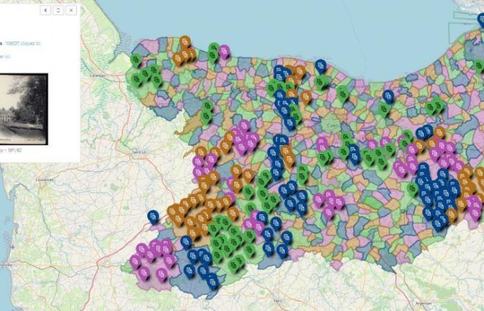 The Calvados Archives invent a clickable map to facilitate your research