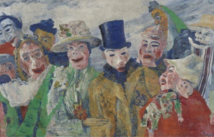 What music do you hear in James Ensor’s painting “The Intrigue”?