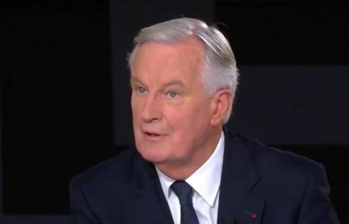 What audience for the first major political broadcast of Prime Minister Michel Barnier on France 2 from 8:45 p.m. to 9:25 p.m. last night? Video