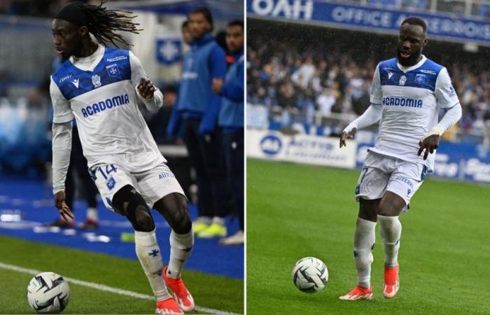 Ligue 1: defender Gideon Mensah and striker Lassine Sinayoko extend their contracts at AJA until 2026