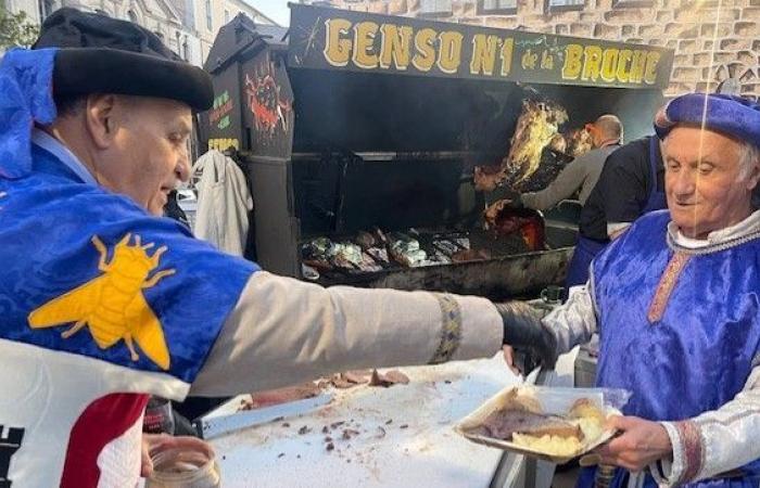 750 people tasted the traditional spit-roasted beef of the Cévenole d’Alès week