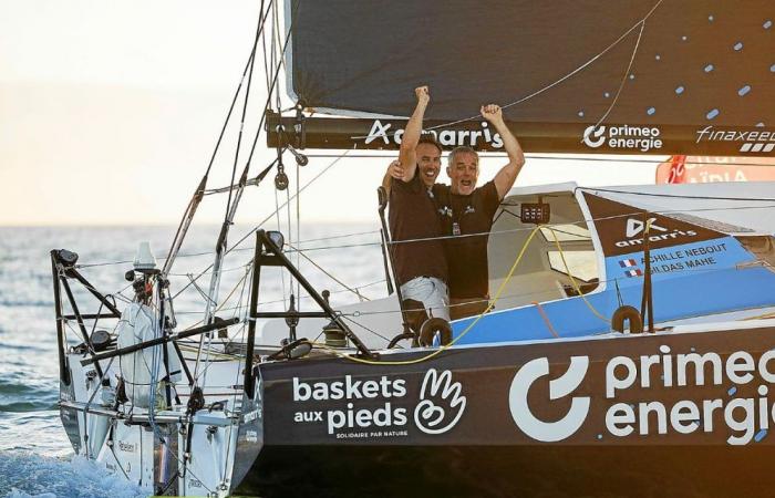 Winner of the Med Max with Gildas Mahé, Achille Nebout explains that “we should not give in until the end”