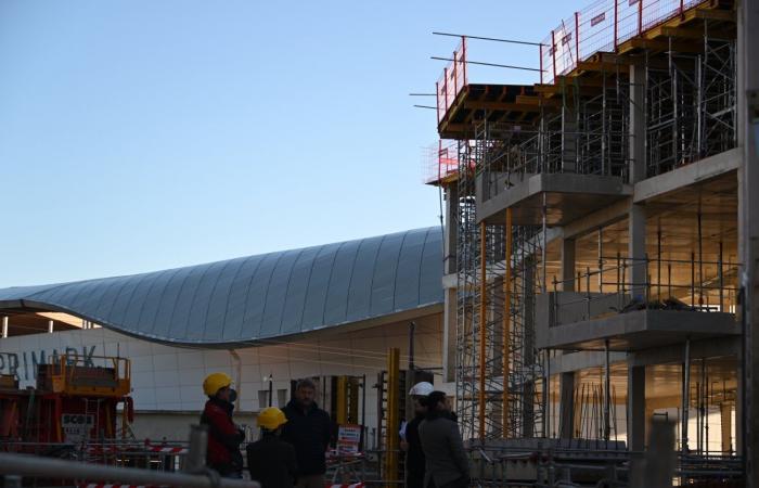 CÔTE-D’OR: François Sauvadet visited the “Osmose” construction site, an ambitious architectural project which will soon house 400 territorial agents