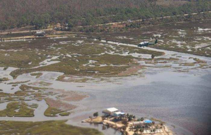 Impressive images of Hurricane Helene, which left more than 200 dead