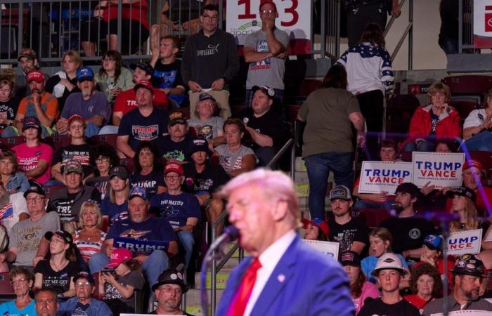 Why Trump supporters are leaving his rallies before the end