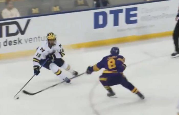 Two assists (including one dazzling) in his first NCAA game