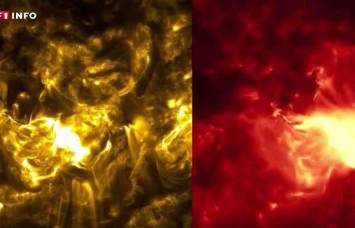 Images of the double solar flare, the Northern Lights soon in the sky?