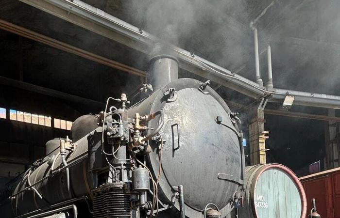 Gard notaries put a historic locomotive back on track