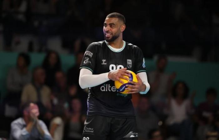 The big blow from Poitiers by Earvin Ngapeth, winner at Chaumont