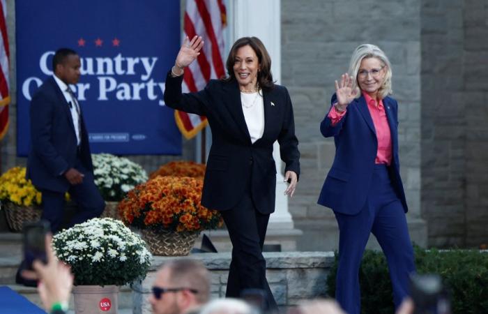 Harris wants to rally moderate Republicans, Trump peddles lies