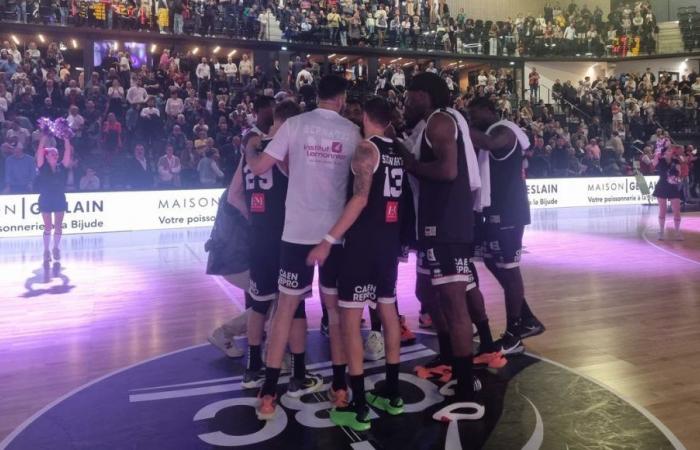 Caen Basket Calvados continues its flawless performance at home by dominating Aix-Maurienne 77-72