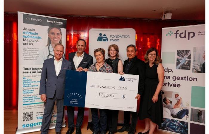 The Foundation of the Federation of Specialist Physicians of Quebec raises $172,570 to support caregivers throughout Quebec