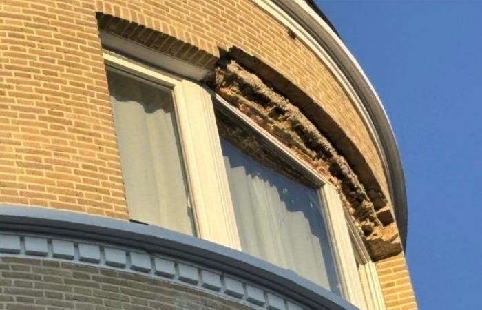 Part of the facade collapses in Woluwe-Saint-Lambert, the mayor is indignant: “It’s unheard of”