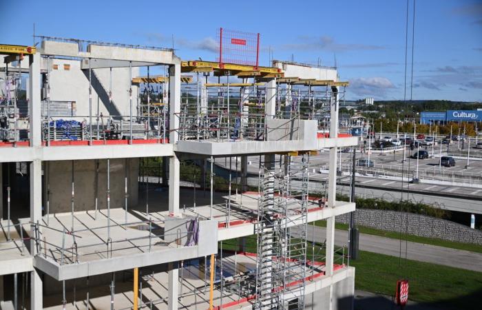 CÔTE-D’OR: François Sauvadet visited the “Osmose” construction site, an ambitious architectural project which will soon house 400 territorial agents