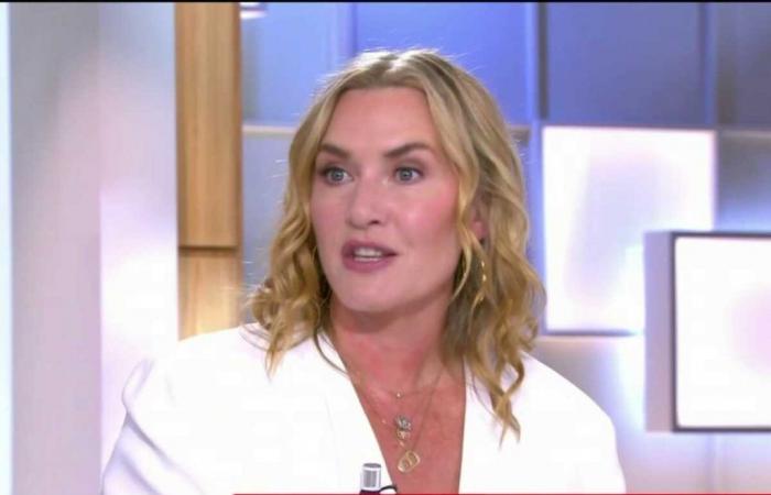 irritated by his remark, Kate Winslet reframes Pierre Lescure in “C à vous”