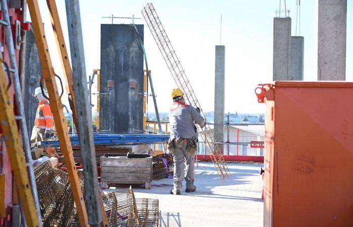 CÔTE-D’OR: François Sauvadet visited the “Osmose” construction site, an ambitious architectural project which will soon house 400 territorial agents