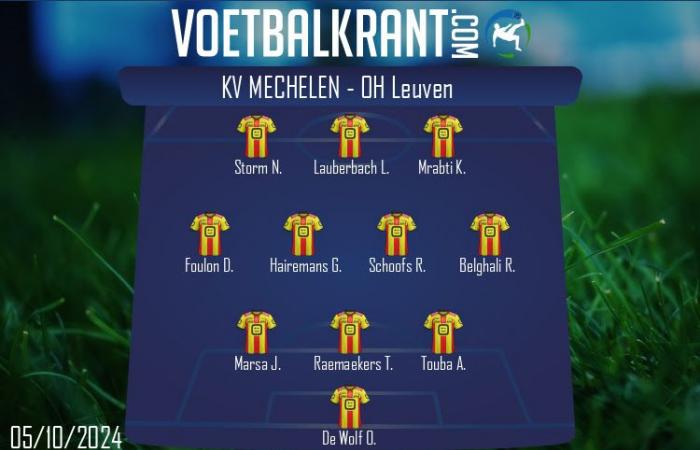 LIVE: substitute Dahl also participates in the Mechelen party with the 4-0