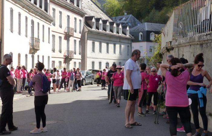 Luz-Saint-Sauveur. Pink October in Luz!