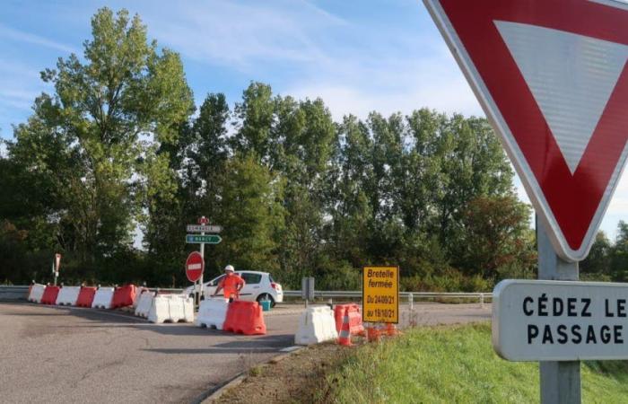 traffic disrupted at the Lunéville interchange