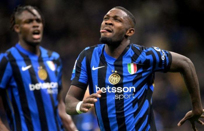 Marcus Thuram in international form with Inter Milan