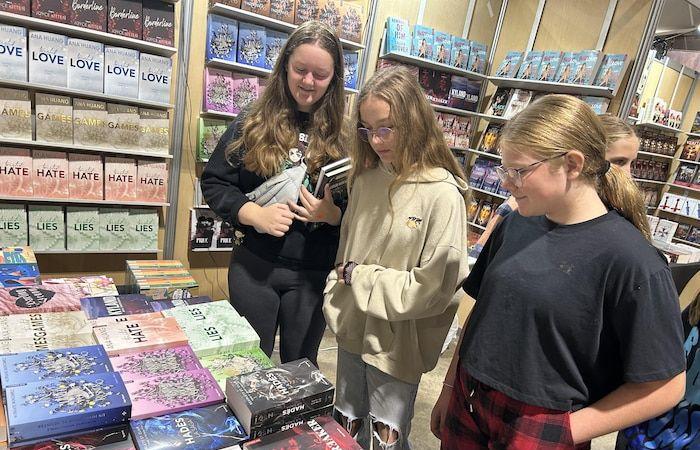 Young people eager to read at the Acadian Peninsula Book Fair