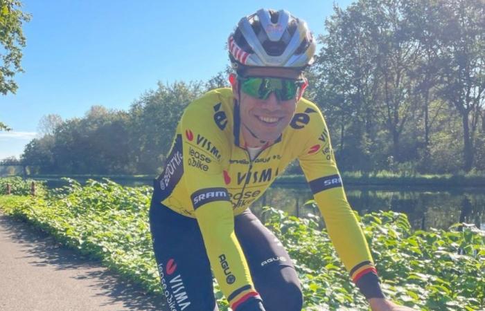 “Woo-hoo”: Wout van Aert got back on his bike after his heavy fall in the Vuelta