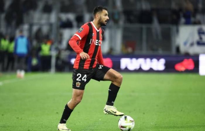 Gaëtan Laborde (Nice) back during the international break