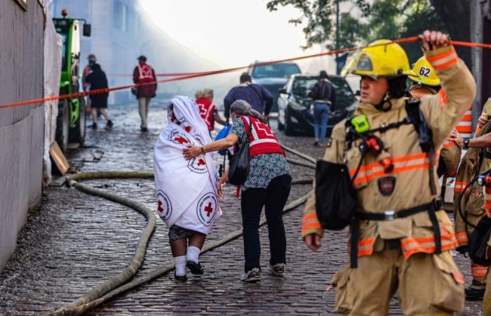 A fire in a century-old building in Old Montreal leaves two dead