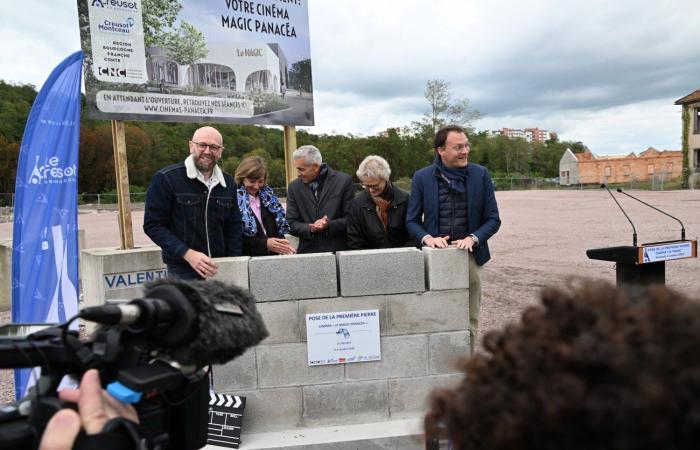 LE CREUSOT: The first stone of the Le Magic complex has been laid… and it’s not cinema