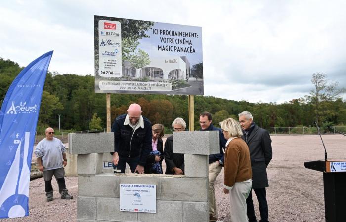 LE CREUSOT: The first stone of the Le Magic complex has been laid… and it’s not cinema