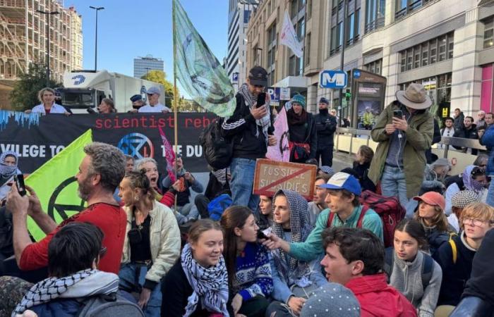 Greta Thunberg blocks Brussels boulevard in fossil fuel protest – POLITICO