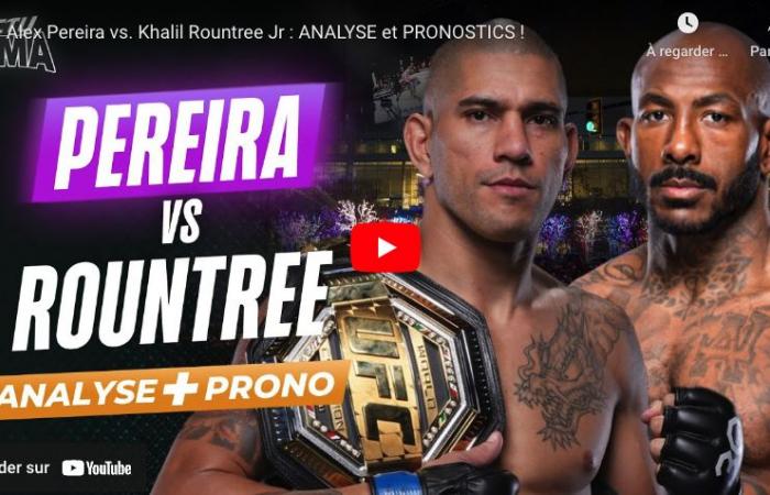 Alex Pereira could break UFC record with victory over Khalil Rountree Jr