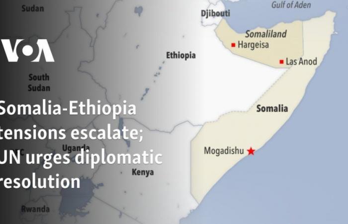 Somalia-Ethiopia tensions escalate; UN urges diplomatic resolution