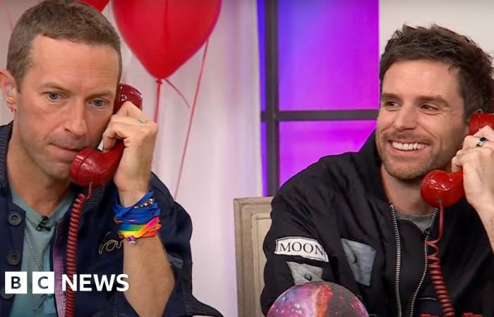 Coldplay promote latest album Moon Music with QVC appearance