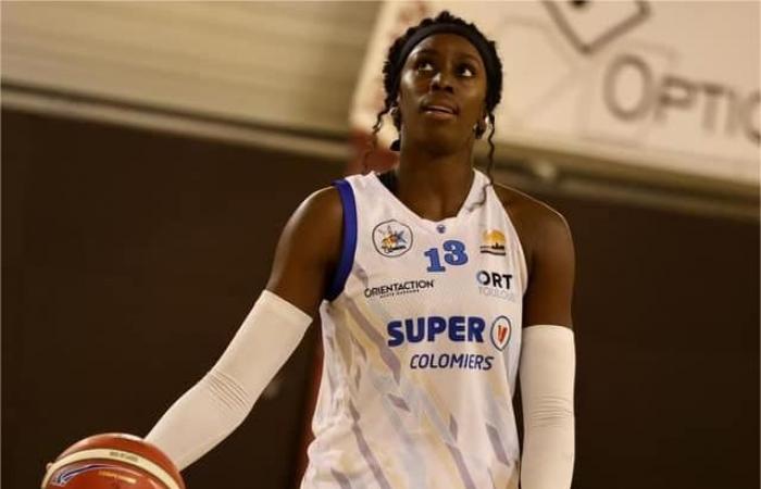 And 3 for Colomiers from Anne-Françoise Diouf who dominates BLMA Espoirs (67-58)