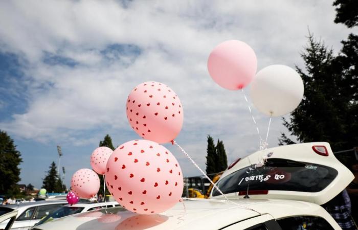 France: a wedding procession goes completely wrong