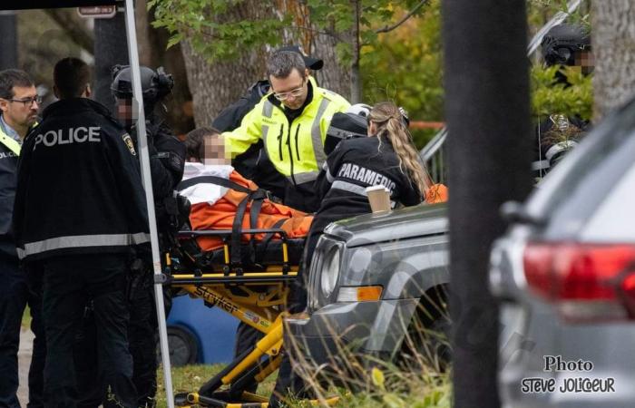 Quebec – Arson and suspect in crisis on Chemin de la Canardière