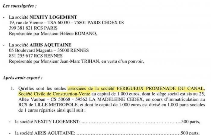 the 186 housing units planned along the Périgueux canal will not see the light of day