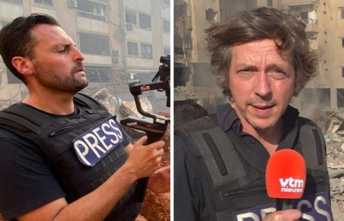 Second repatriation of Belgians from Lebanon: the two journalists injured in Beirut are on the plane