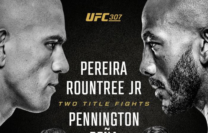 UFC 307 live streaming ‘Prelims’ updates | Pereira vs. Rountree