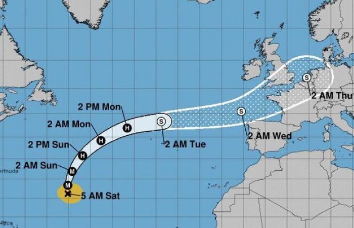 Rain and strong wind: France will suffer the remains of tropical storm Joyce and hurricane Kirk